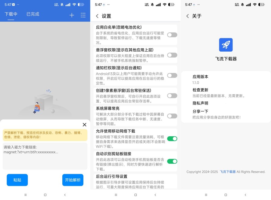 飞流下载器1.1..0免费版磁力种子不限速下载-空域资源网